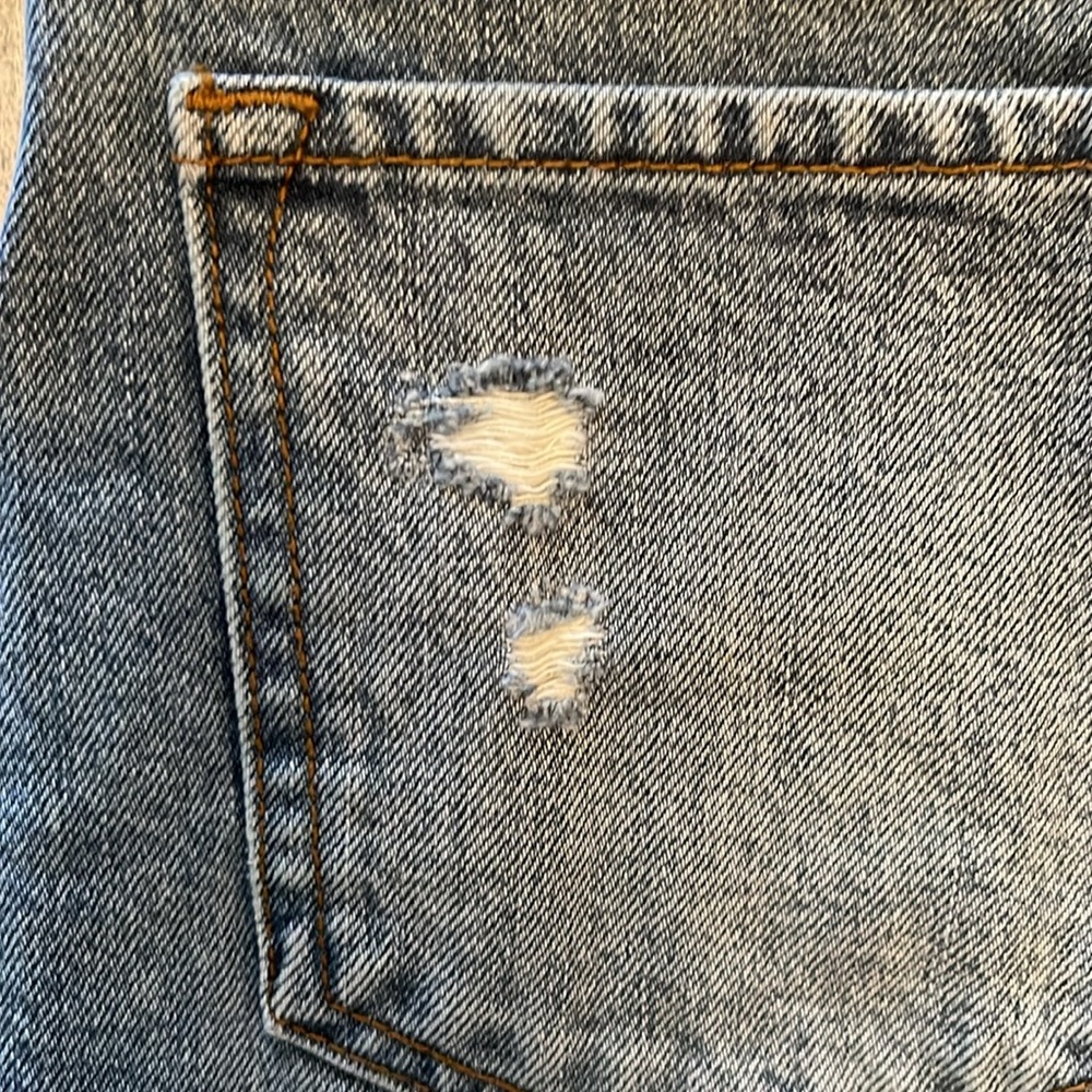 Kancan Destroyed Denim Skirt Size Med. - Picture 3 of 7